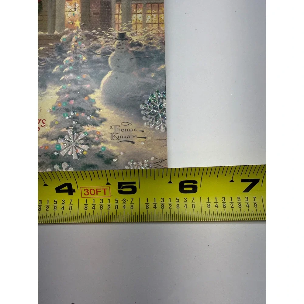 Thomas Kinkade Hallmark Christmas Gift Bags Lot of 4 Victorian Christmas III New